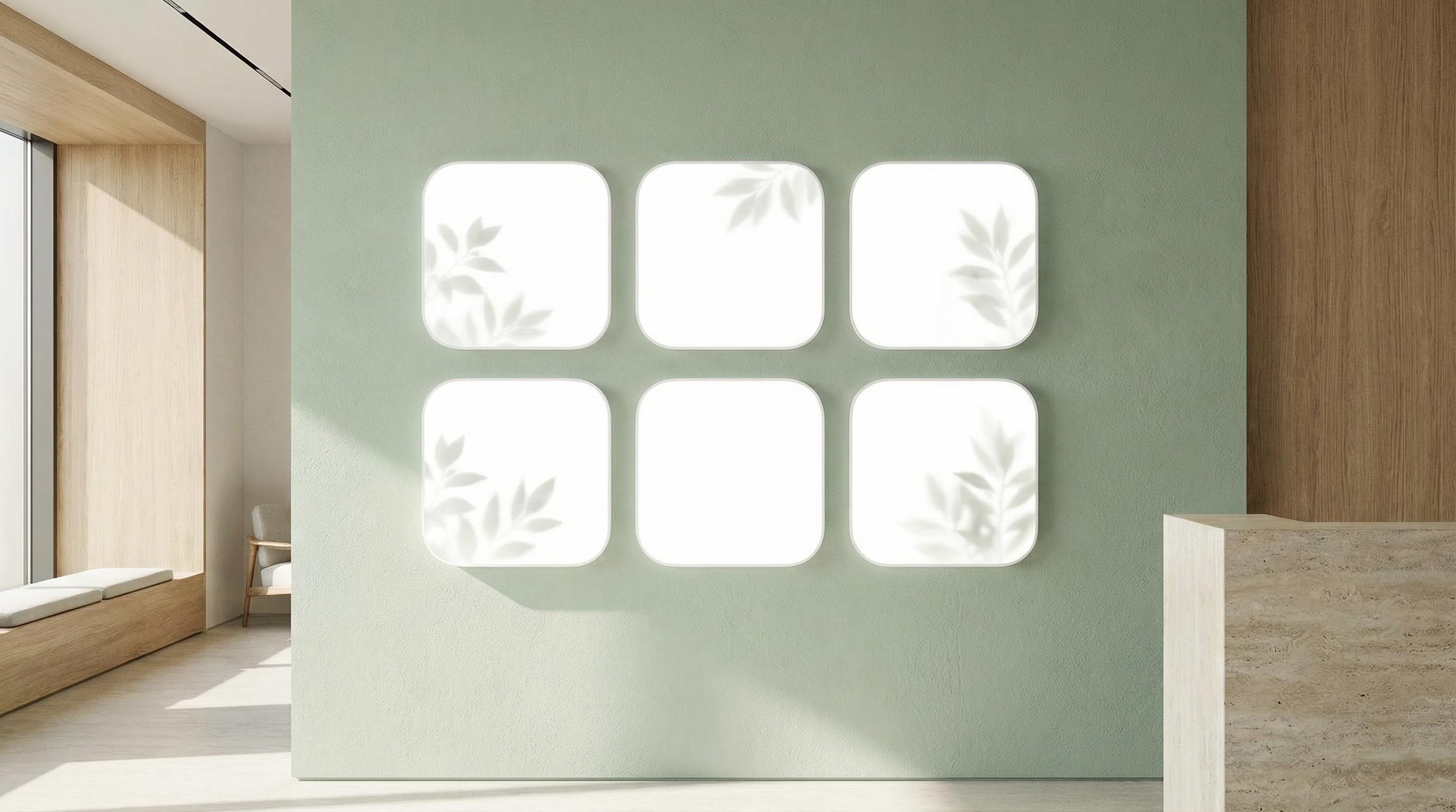 溏心vlog合作植物品牌Logo墙